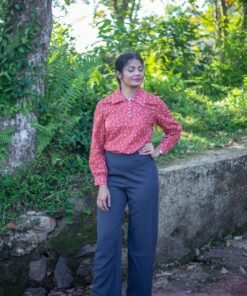 Flare Pant (Black & Blue)