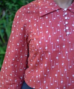 Alternative view of Ivy Front Button Top
